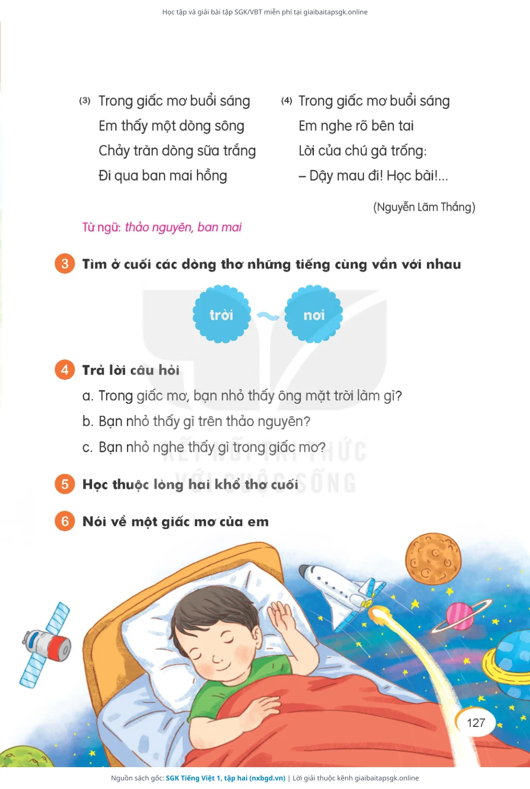 Trang 127 sách giáo khoa SGK Tiếng Việt 1, tập hai thu nhỏ