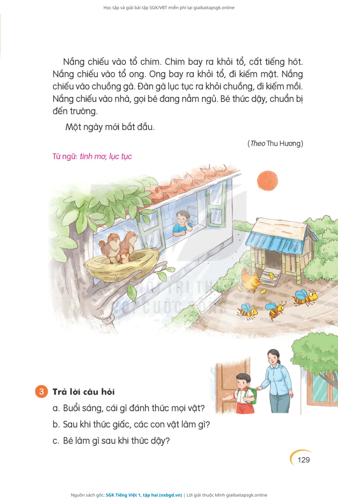 Trang 130 sách giáo khoa SGK Tiếng Việt 1, tập hai thu nhỏ