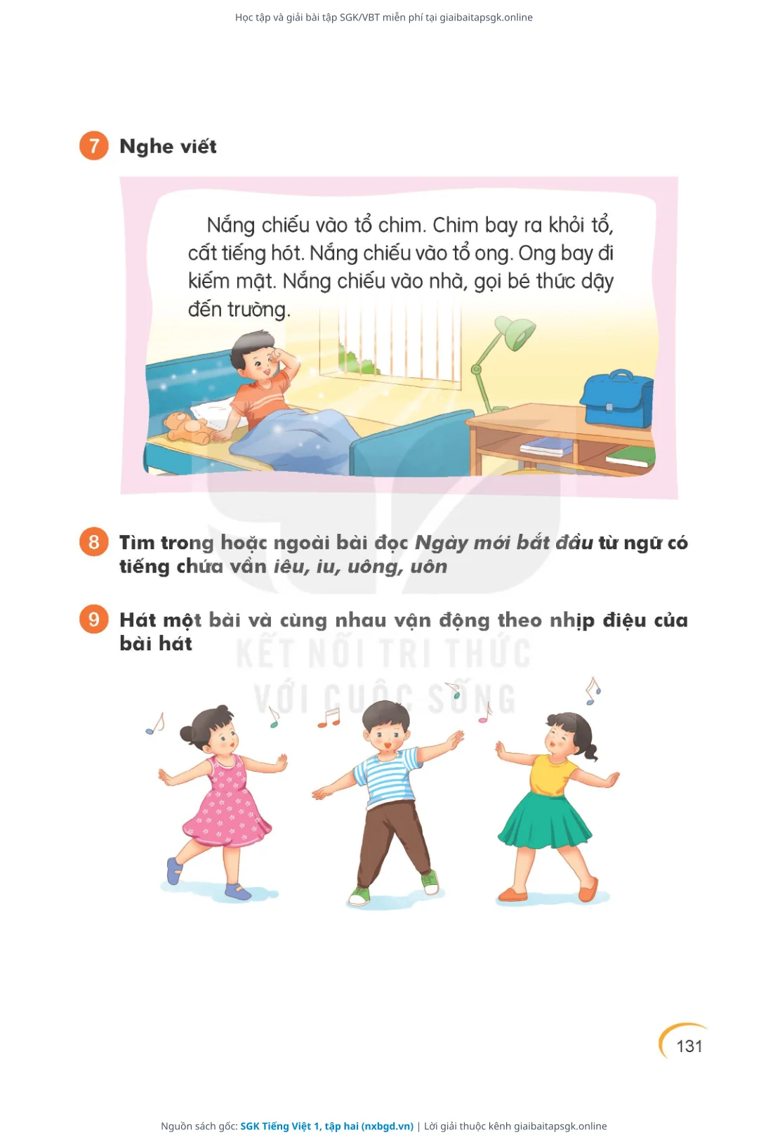 Trang 132 sách giáo khoa SGK Tiếng Việt 1, tập hai thu nhỏ