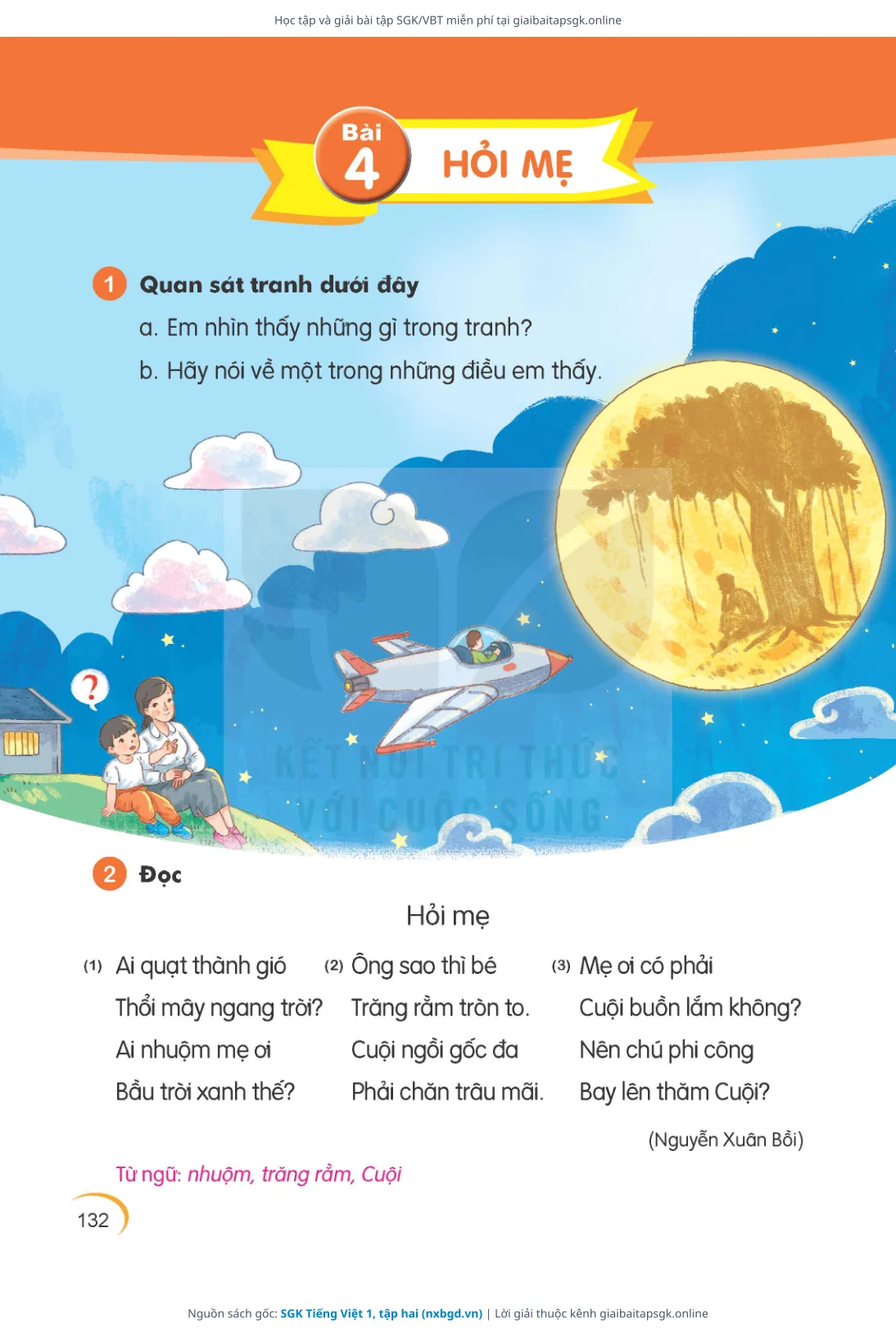 Trang 133 sách giáo khoa SGK Tiếng Việt 1, tập hai thu nhỏ