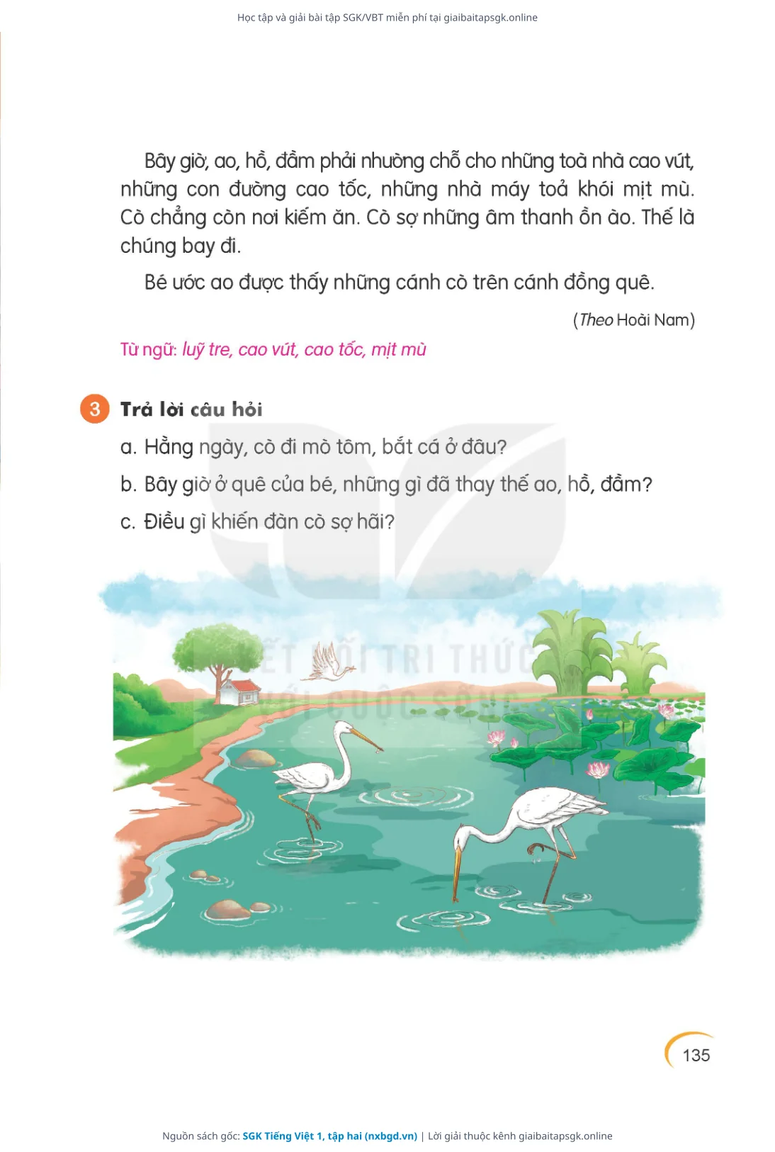 Trang 136 sách giáo khoa SGK Tiếng Việt 1, tập hai thu nhỏ