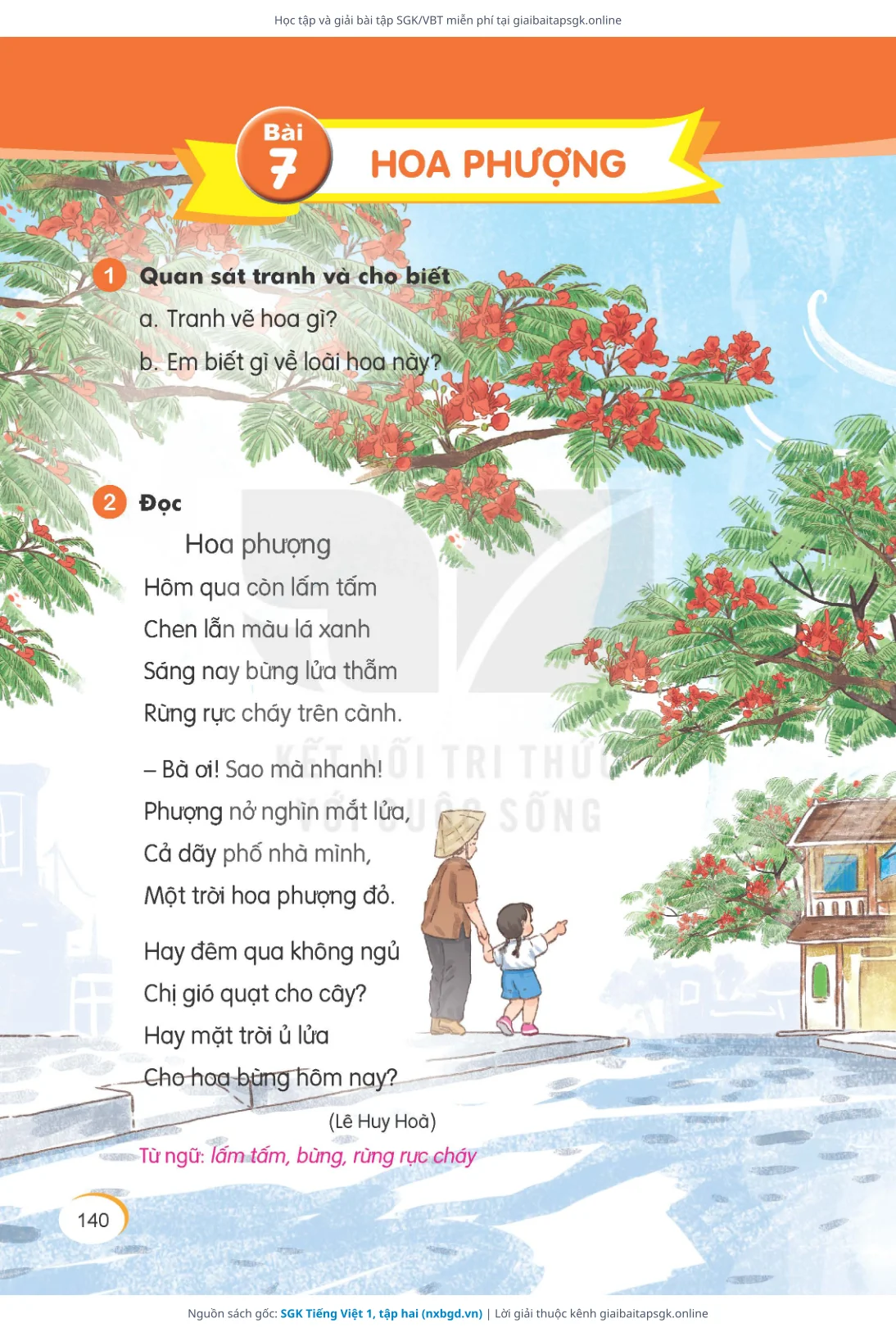 Trang 141 sách giáo khoa SGK Tiếng Việt 1, tập hai thu nhỏ