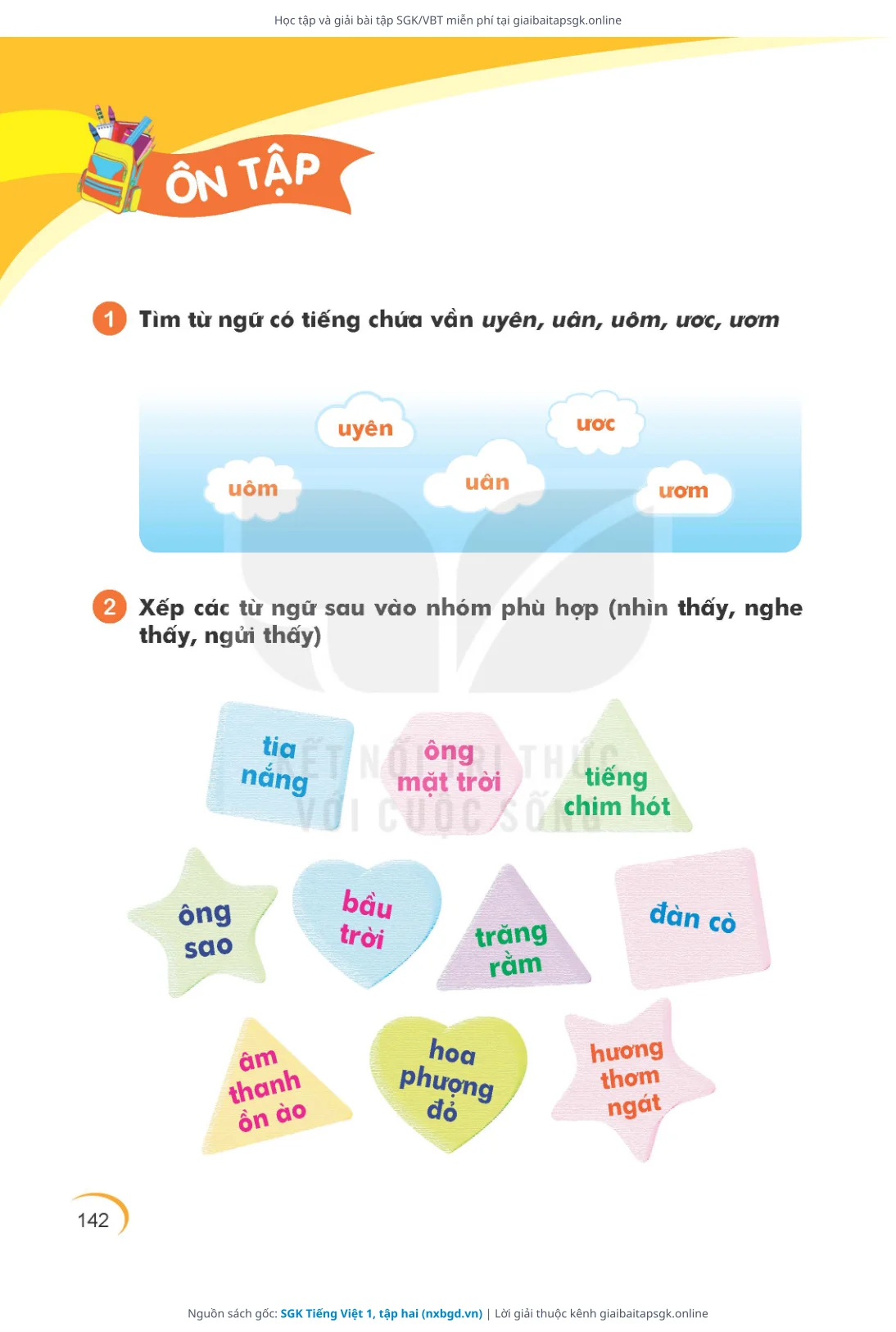 Trang 143 sách giáo khoa SGK Tiếng Việt 1, tập hai thu nhỏ
