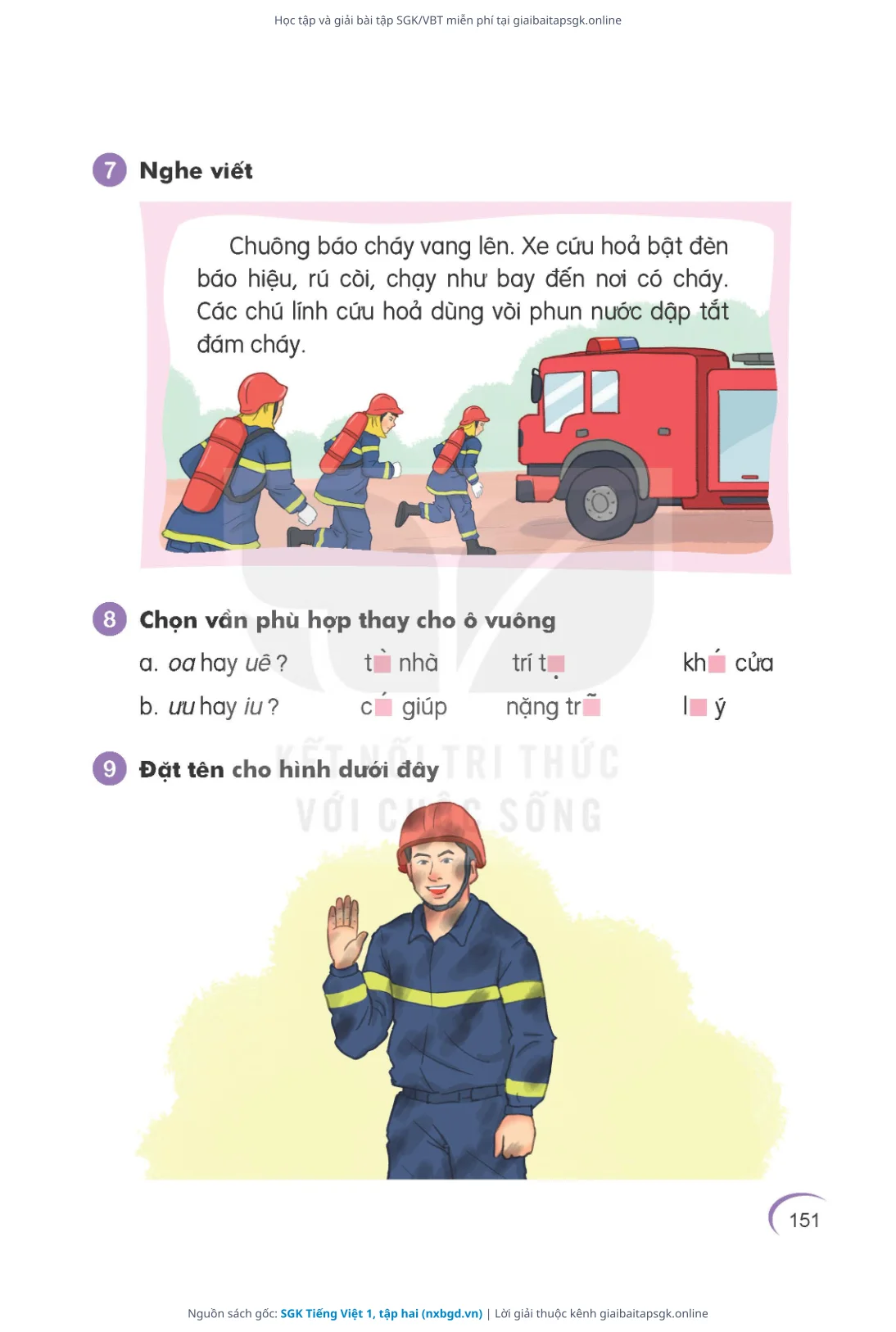 Trang 152 sách giáo khoa SGK Tiếng Việt 1, tập hai thu nhỏ