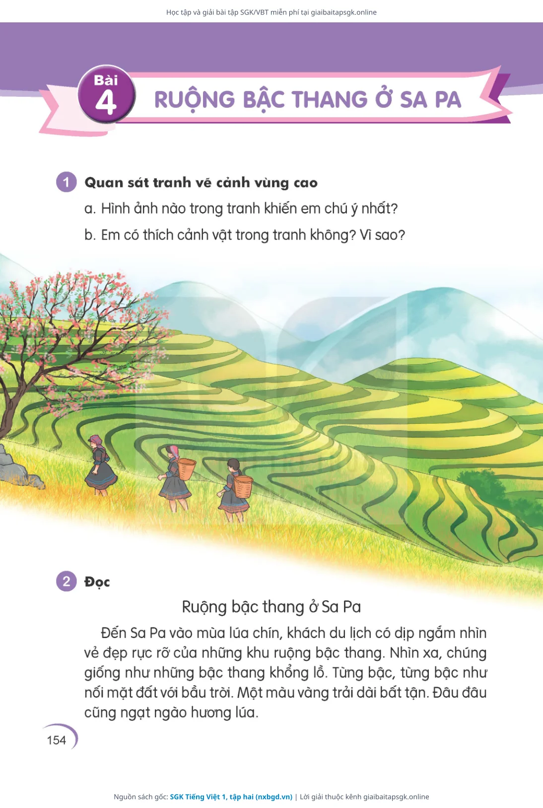 Trang 154 sách giáo khoa SGK Tiếng Việt 1, tập hai bản chuẩn