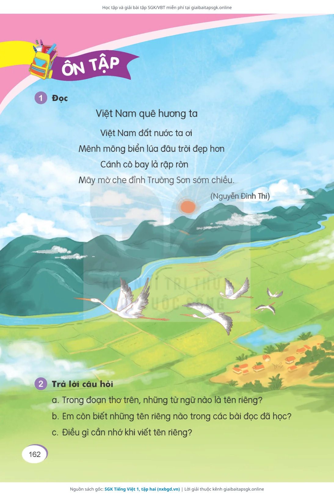 Trang 163 sách giáo khoa SGK Tiếng Việt 1, tập hai thu nhỏ