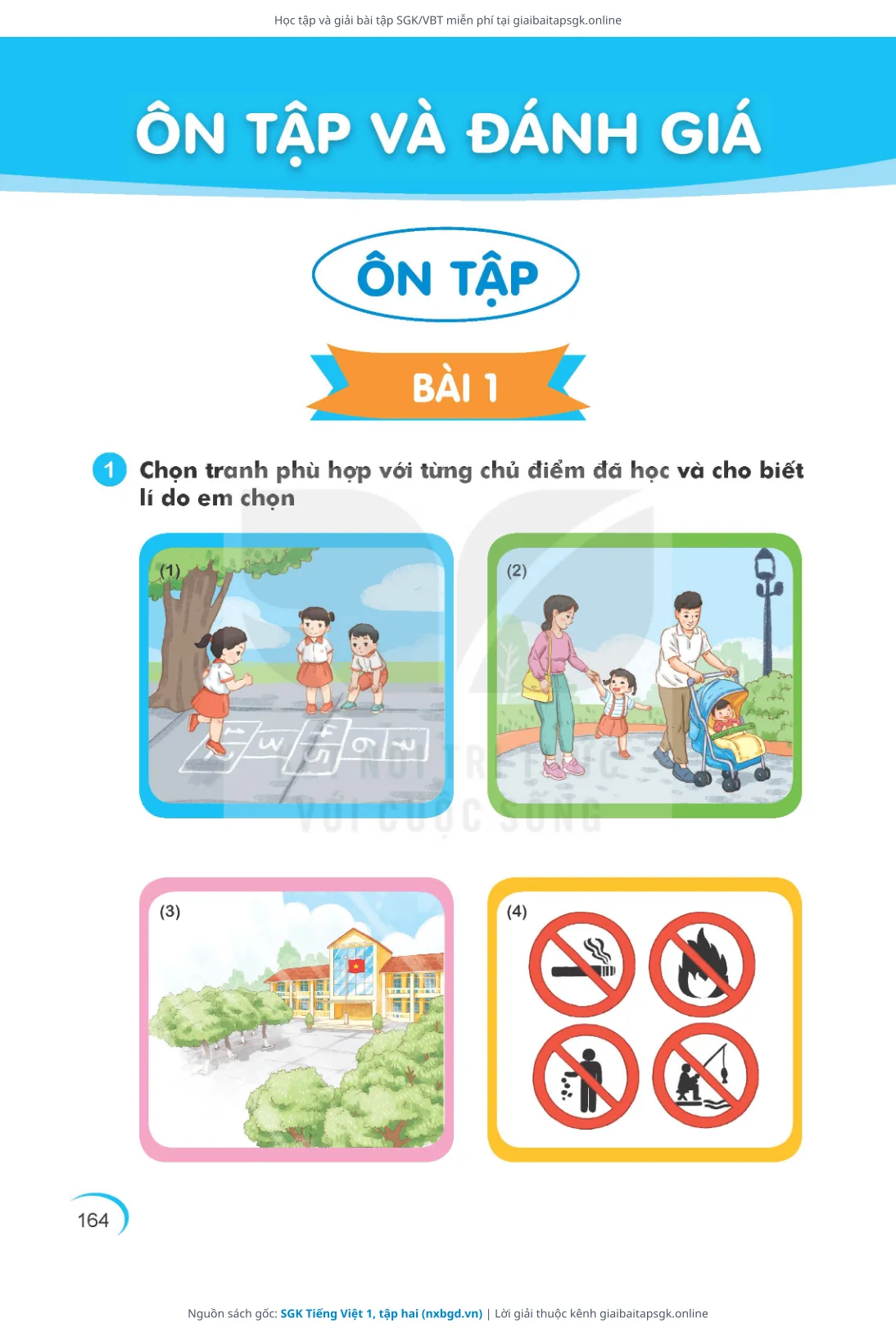 Trang 165 sách giáo khoa SGK Tiếng Việt 1, tập hai thu nhỏ