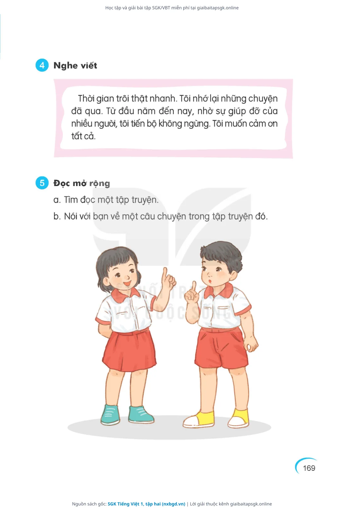 Trang 170 sách giáo khoa SGK Tiếng Việt 1, tập hai thu nhỏ