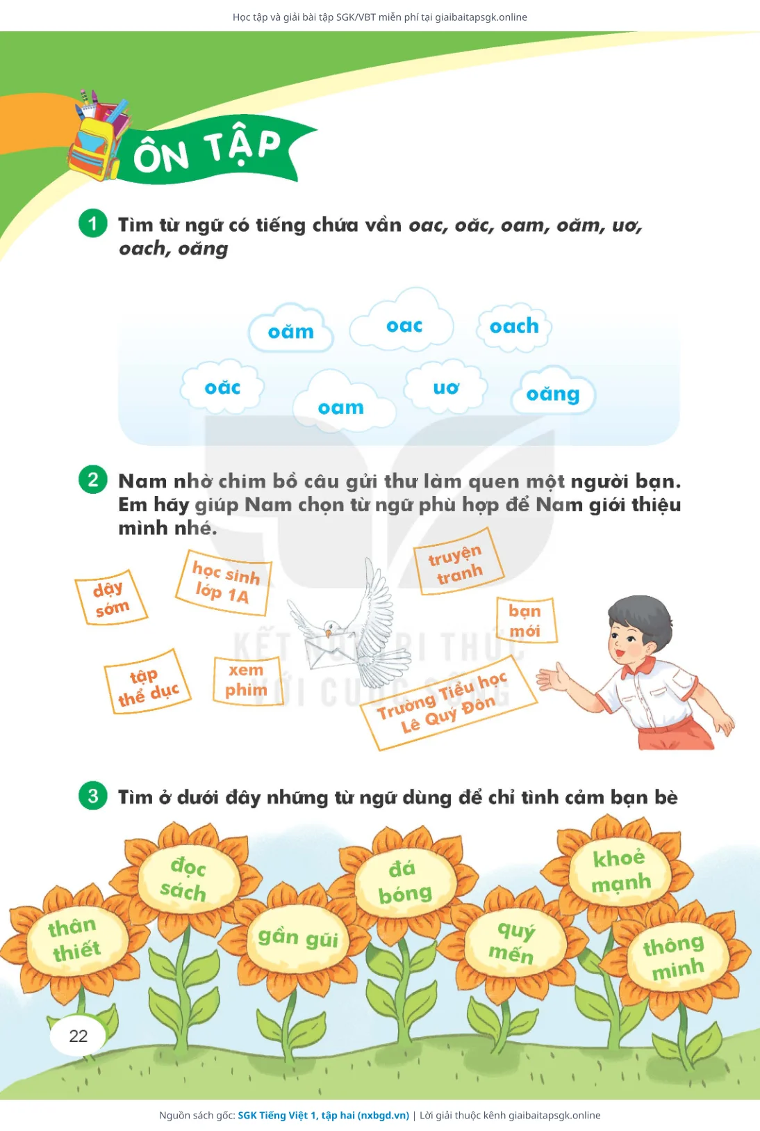 Trang 23 sách giáo khoa SGK Tiếng Việt 1, tập hai thu nhỏ