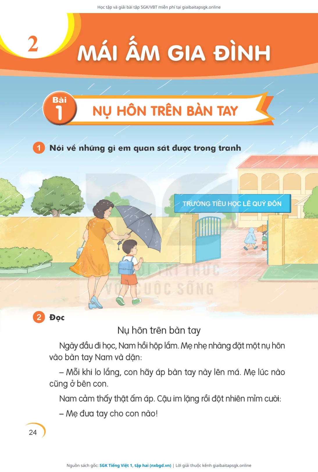 Trang 25 sách giáo khoa SGK Tiếng Việt 1, tập hai thu nhỏ