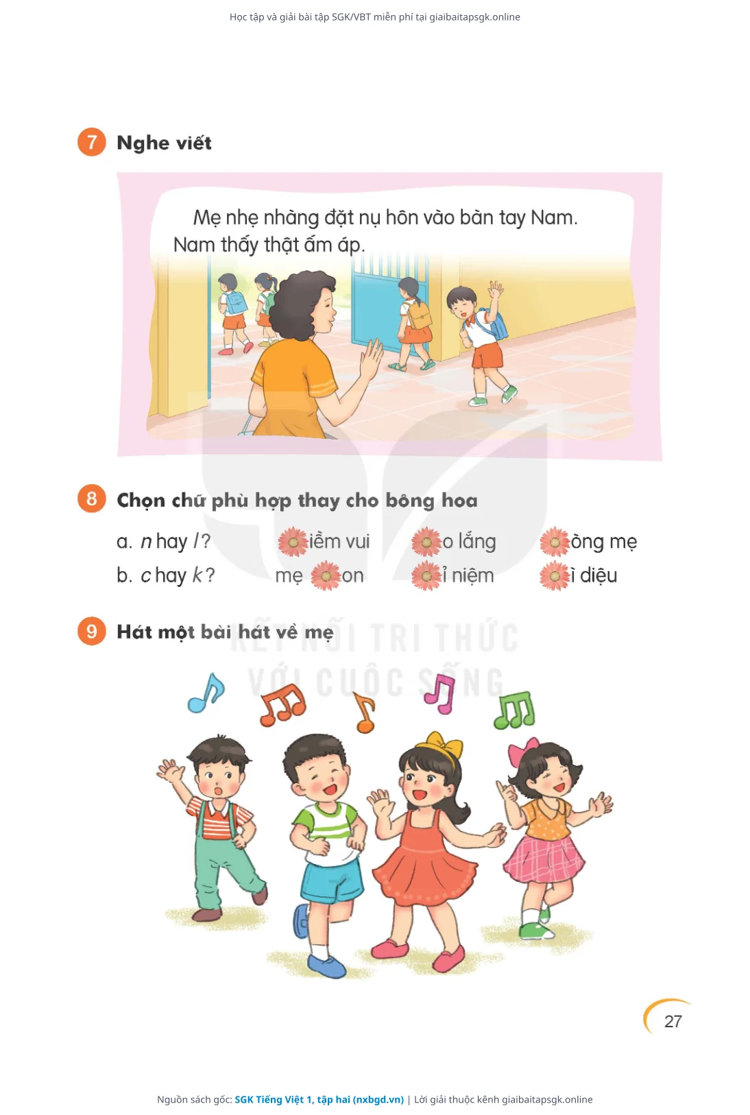 Trang 28 sách giáo khoa SGK Tiếng Việt 1, tập hai thu nhỏ