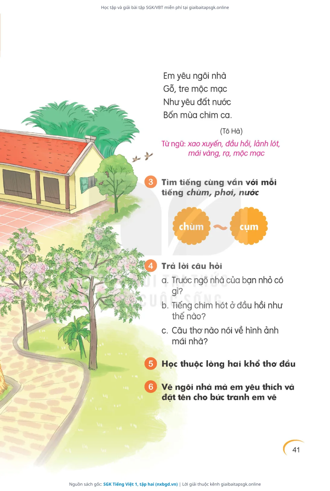 Trang 42 sách giáo khoa SGK Tiếng Việt 1, tập hai thu nhỏ