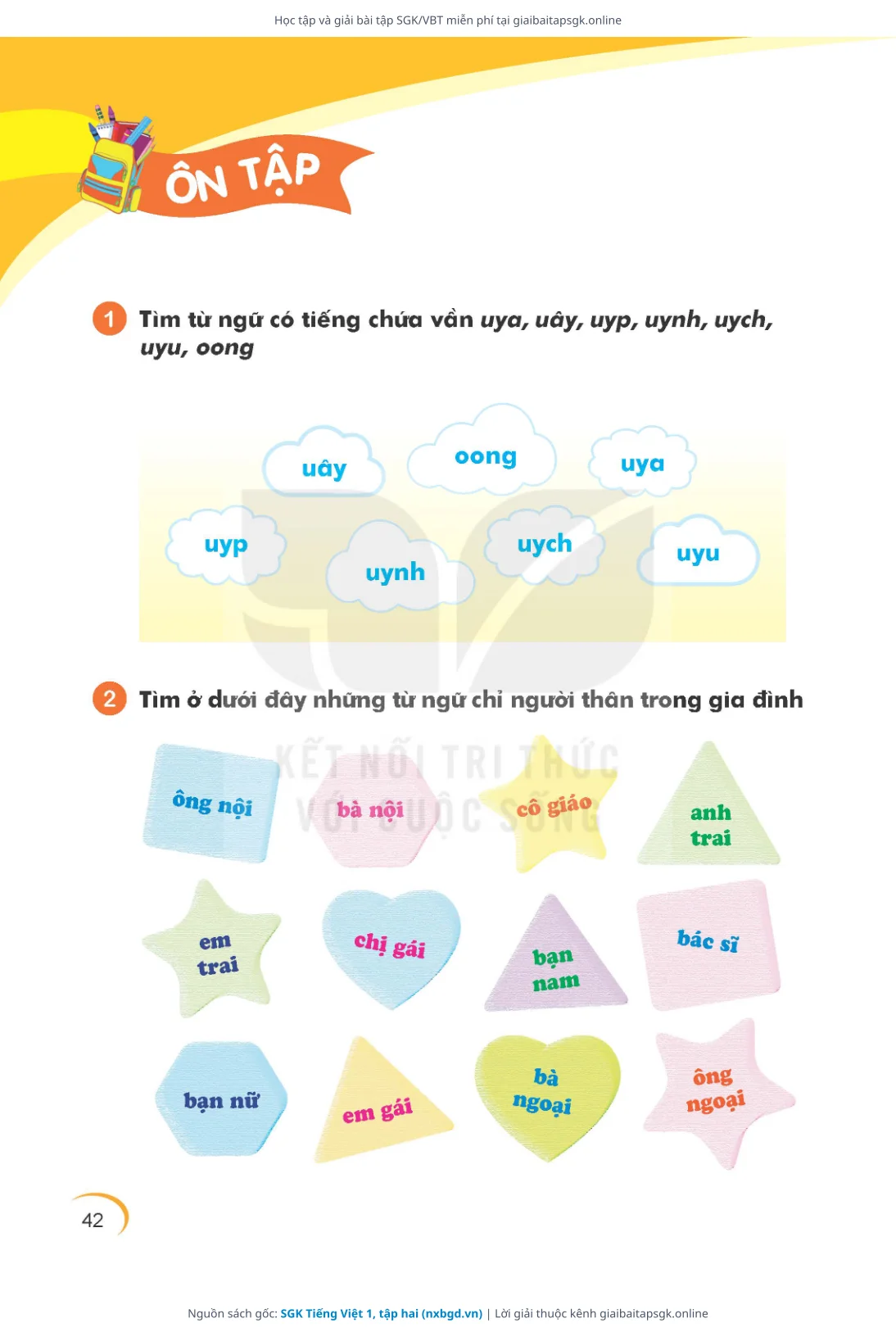 Trang 43 sách giáo khoa SGK Tiếng Việt 1, tập hai thu nhỏ