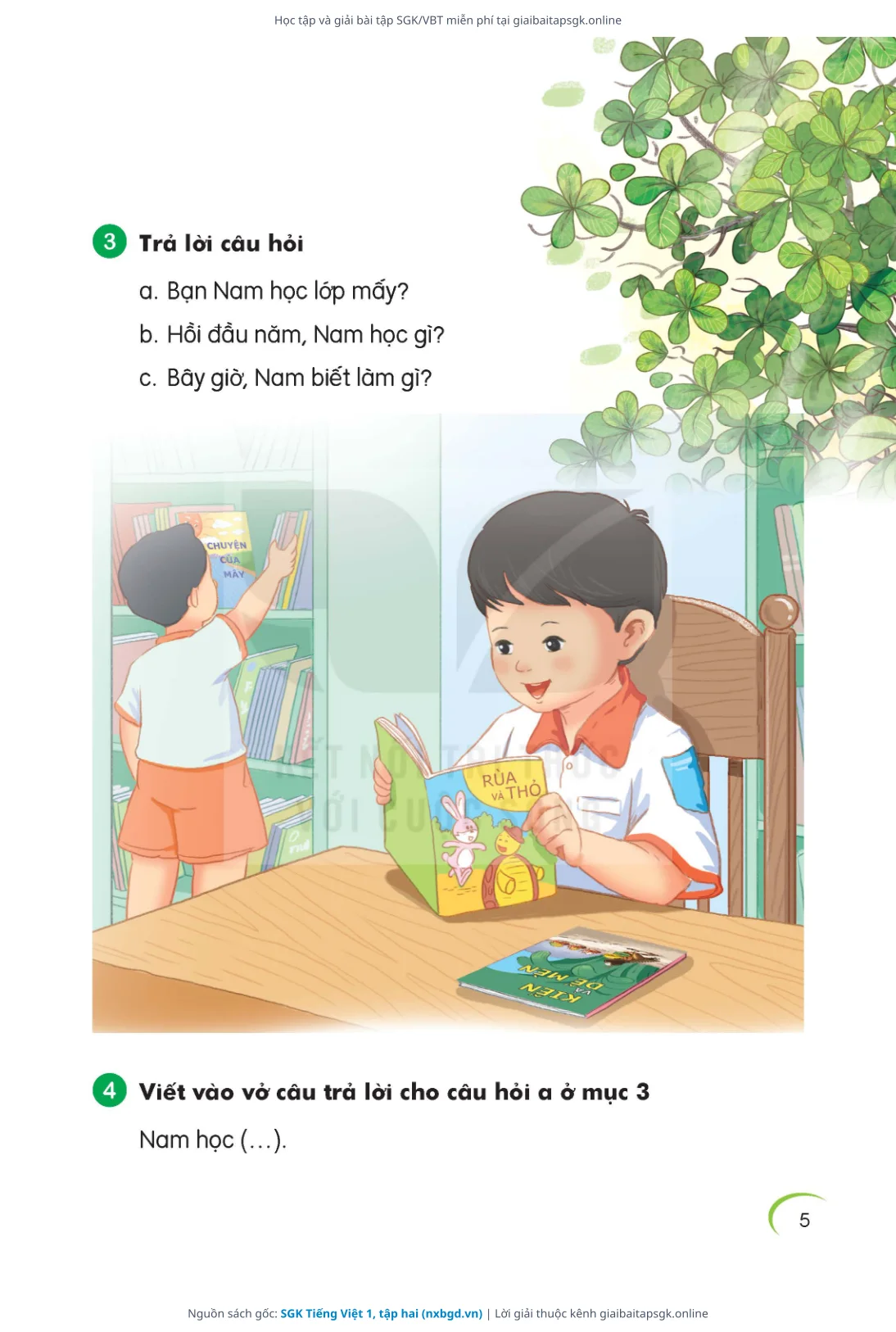 Trang 6 sách giáo khoa SGK Tiếng Việt 1, tập hai thu nhỏ