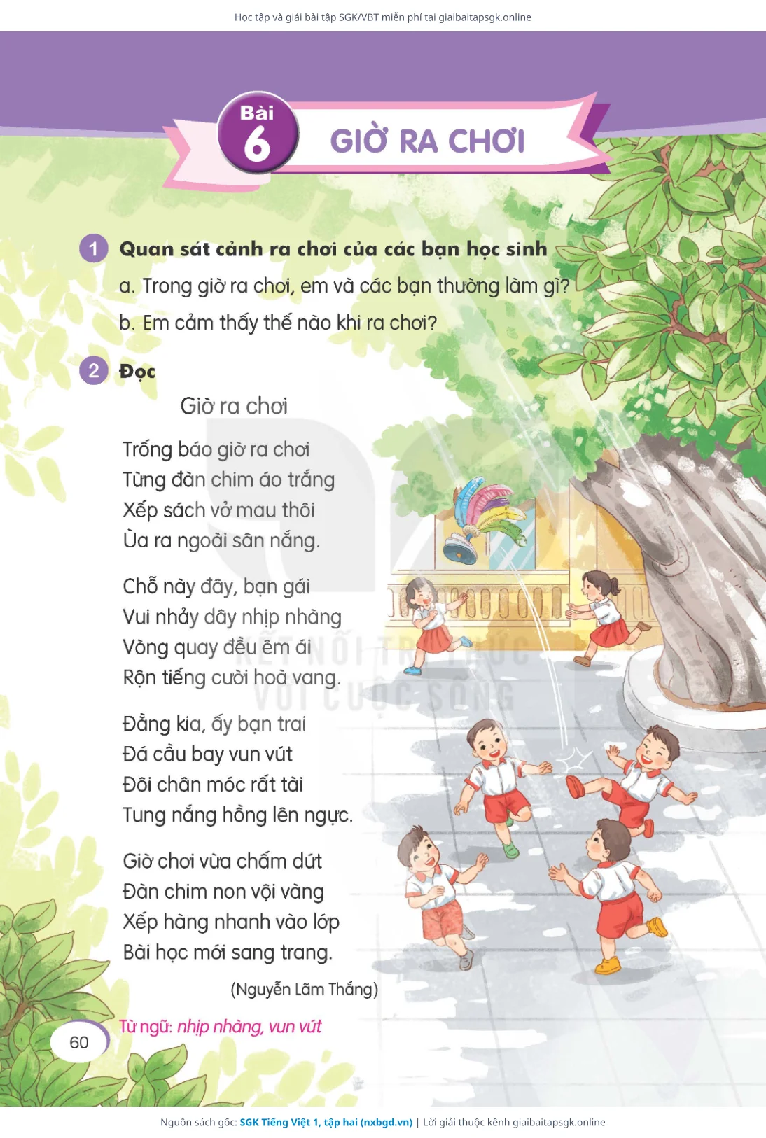 Trang 61 sách giáo khoa SGK Tiếng Việt 1, tập hai thu nhỏ