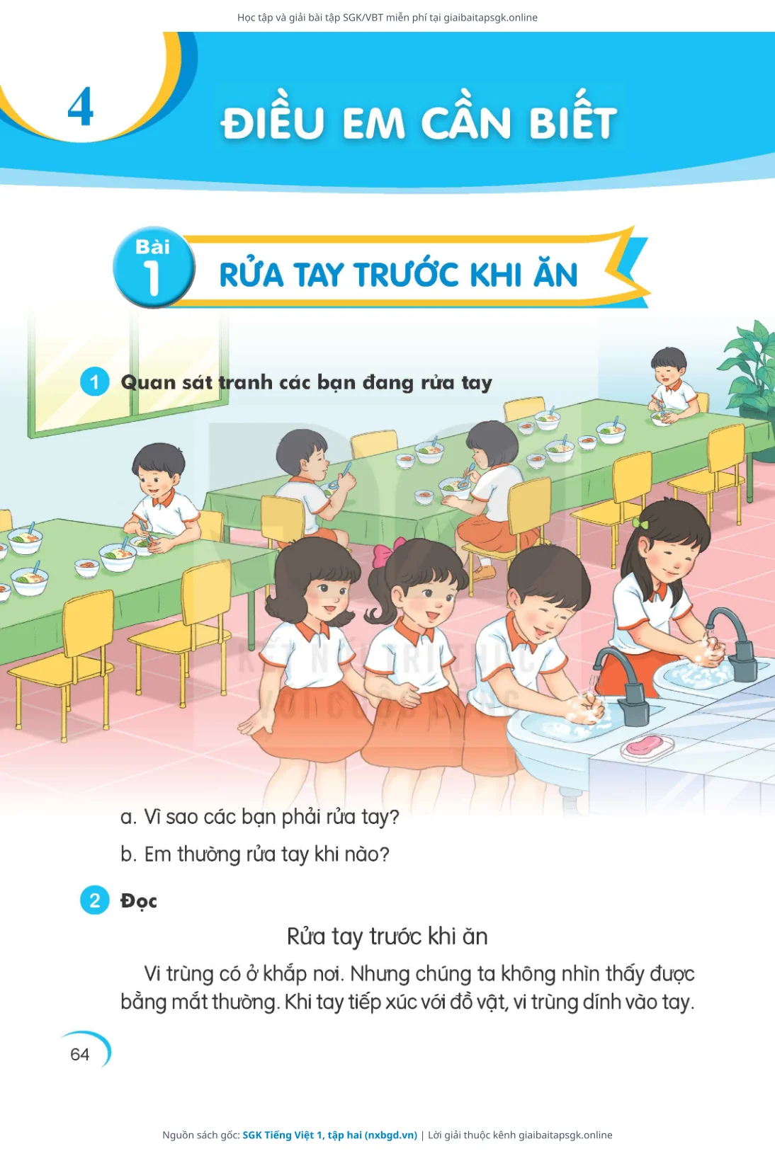 Trang 65 sách giáo khoa SGK Tiếng Việt 1, tập hai thu nhỏ