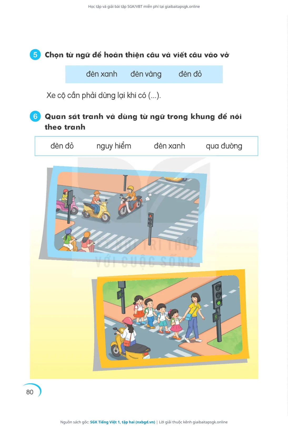 Trang 81 sách giáo khoa SGK Tiếng Việt 1, tập hai thu nhỏ