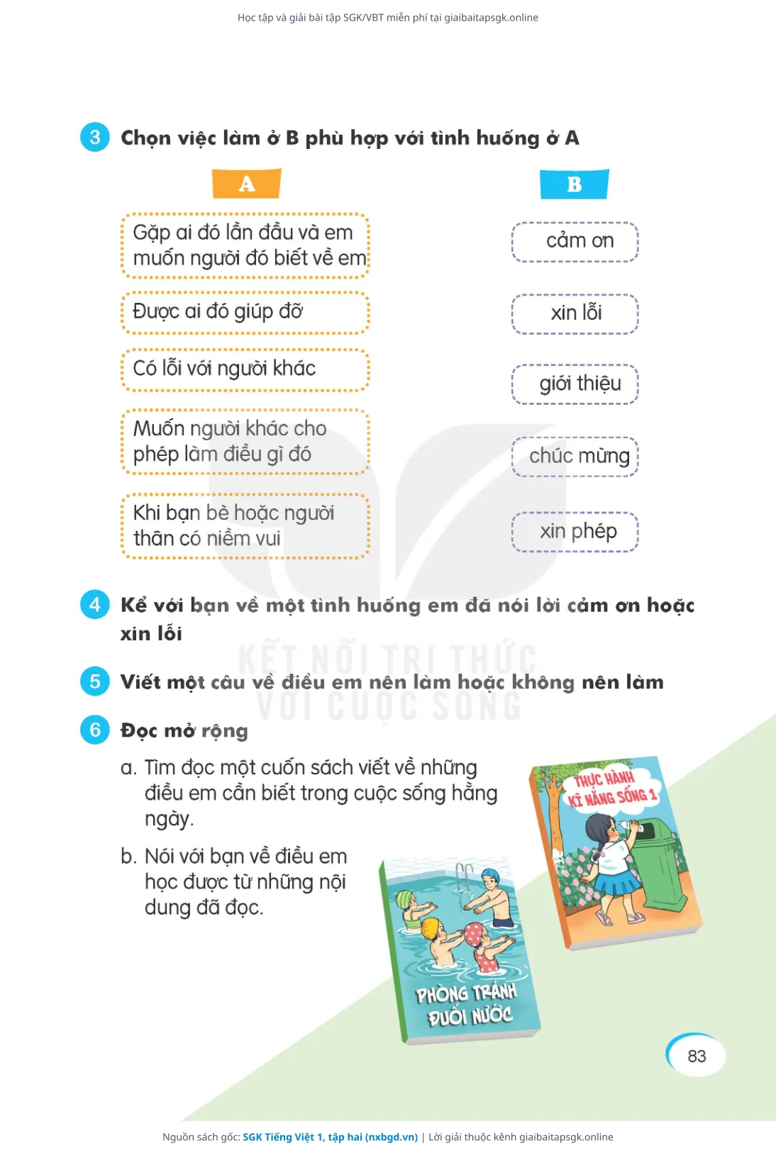 Trang 84 sách giáo khoa SGK Tiếng Việt 1, tập hai thu nhỏ