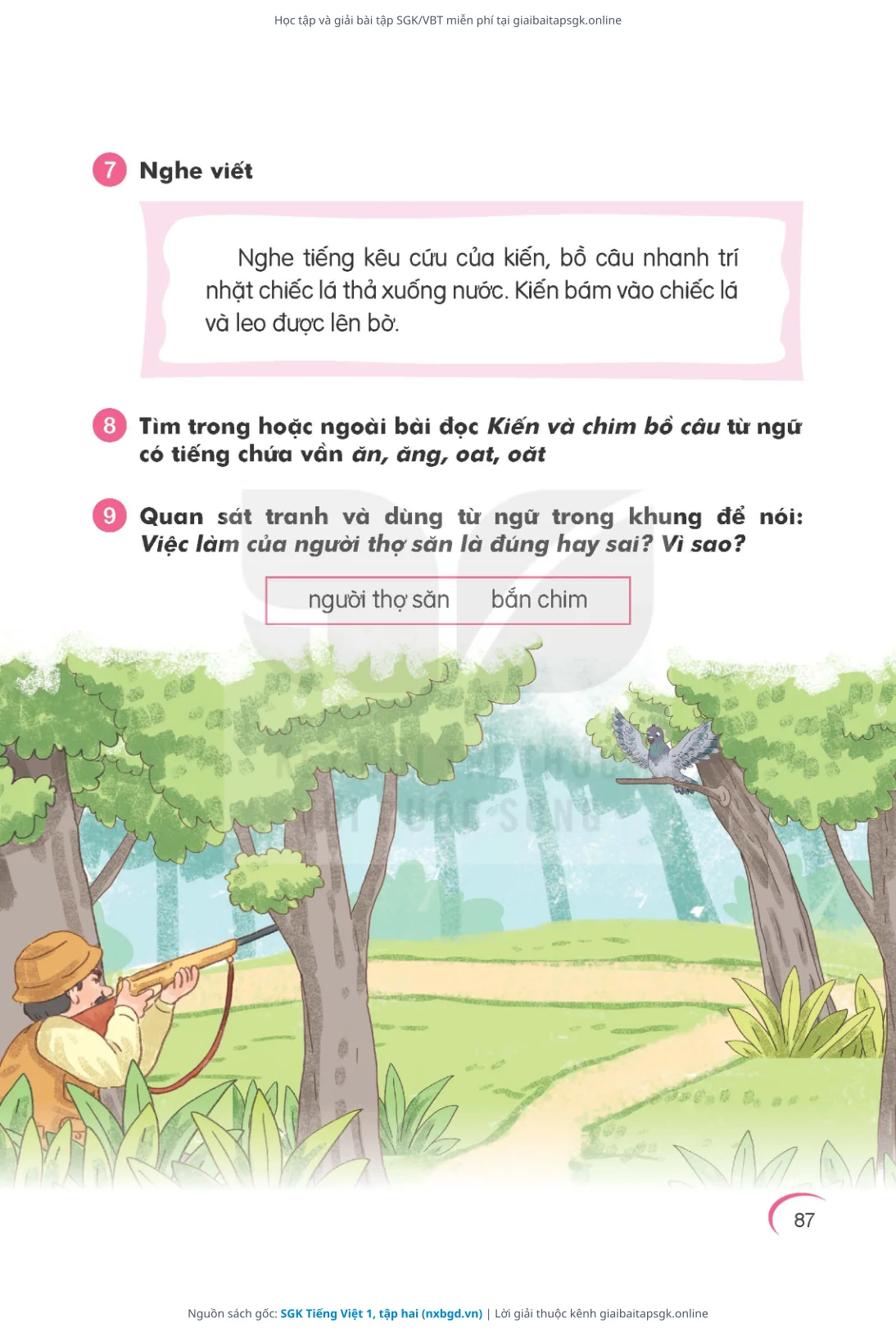 Trang 88 sách giáo khoa SGK Tiếng Việt 1, tập hai thu nhỏ