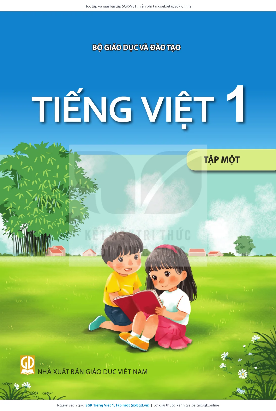 Trang 1 sách giáo khoa SGK Tiếng Việt 1, tập một bản chuẩn