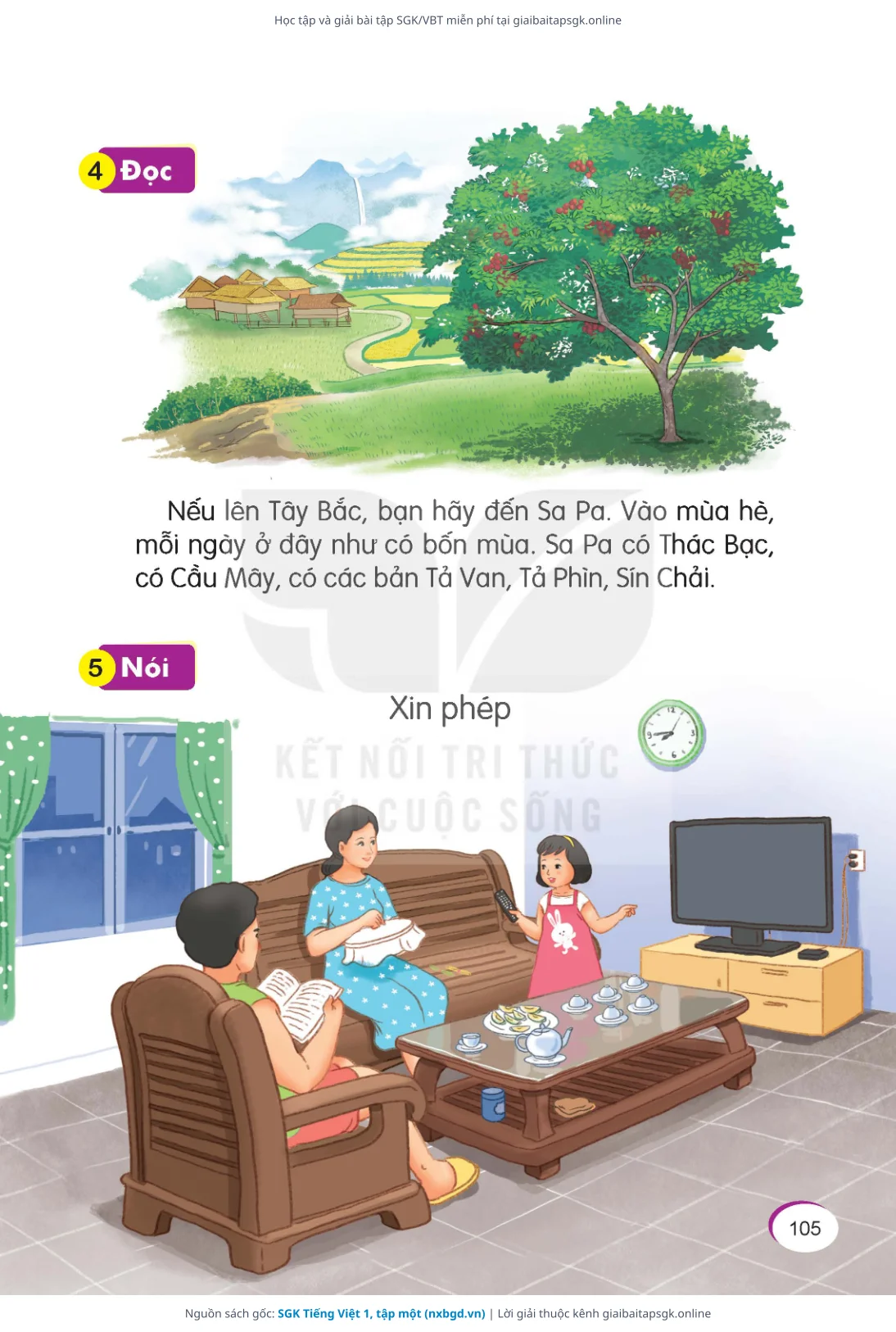Trang 106 sách giáo khoa SGK Tiếng Việt 1, tập một thu nhỏ