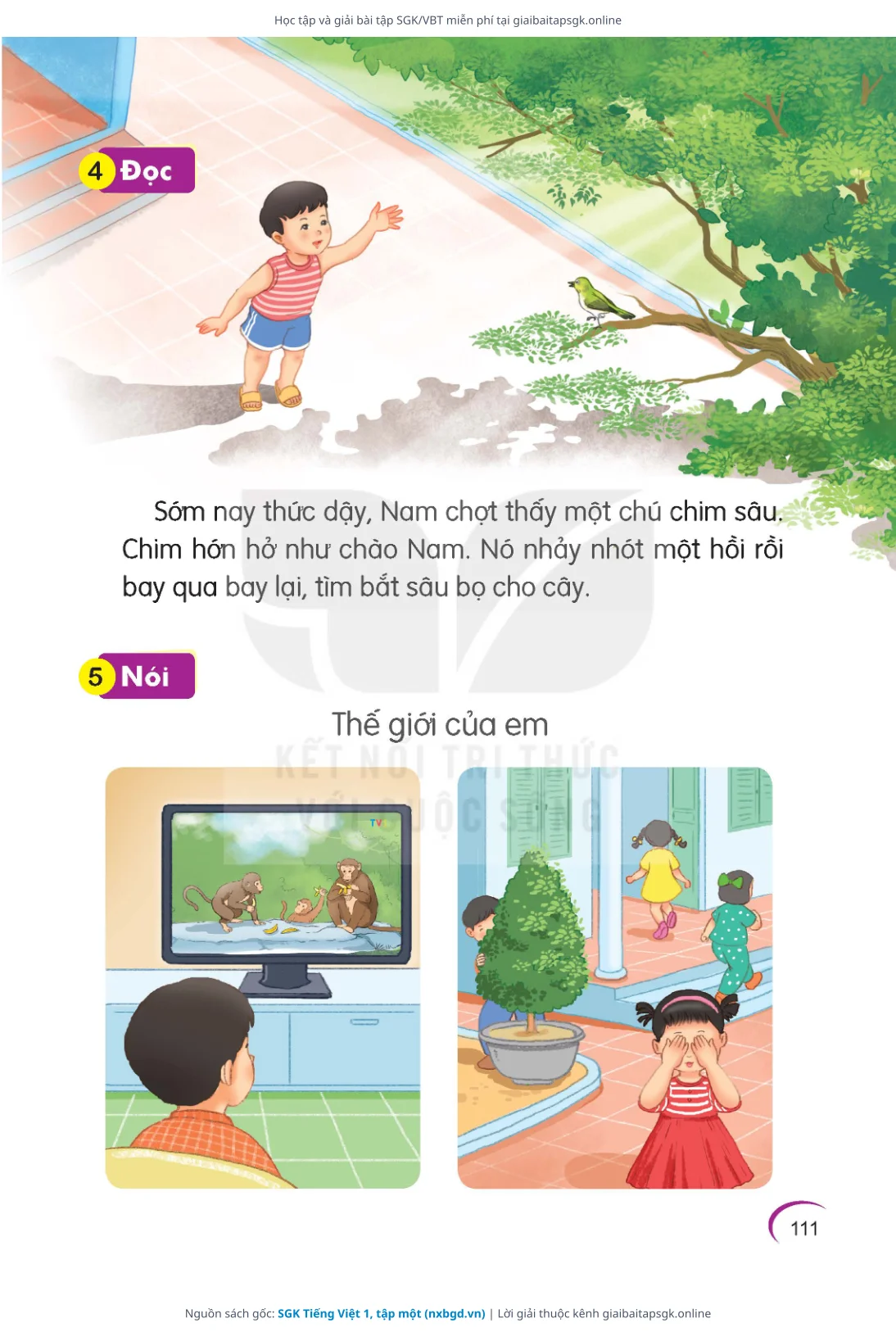 Trang 112 sách giáo khoa SGK Tiếng Việt 1, tập một thu nhỏ