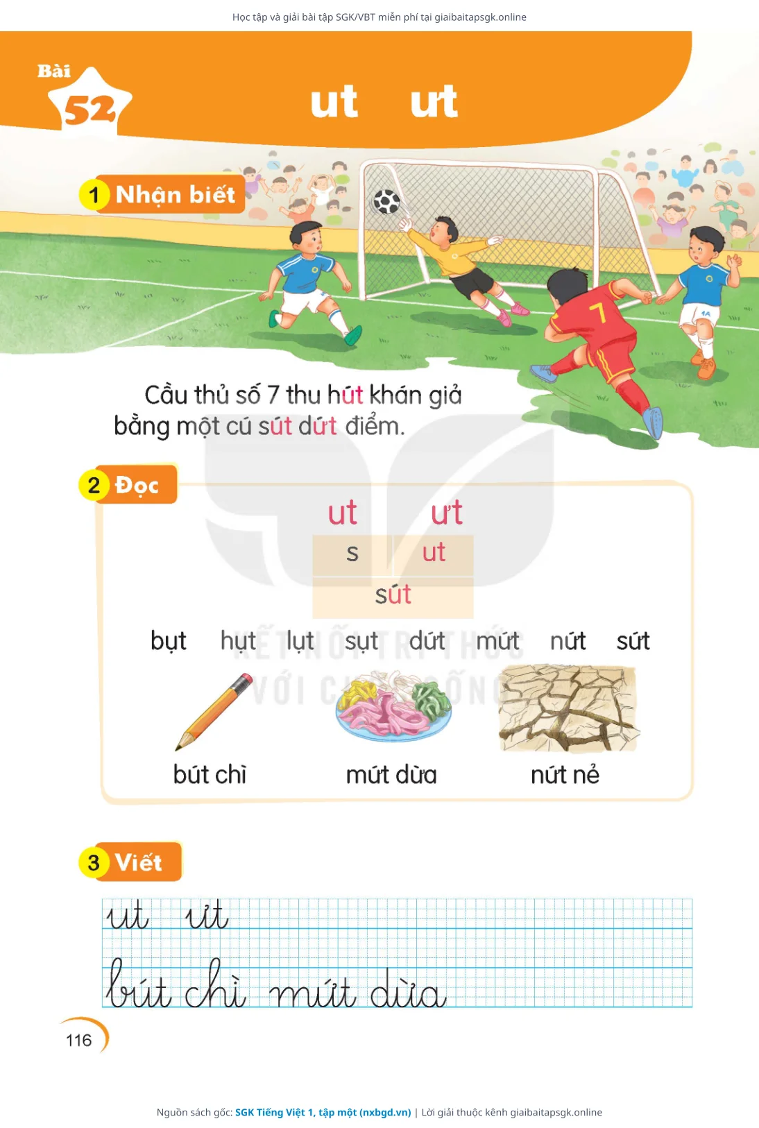 Trang 116 sách giáo khoa SGK Tiếng Việt 1, tập một bản chuẩn