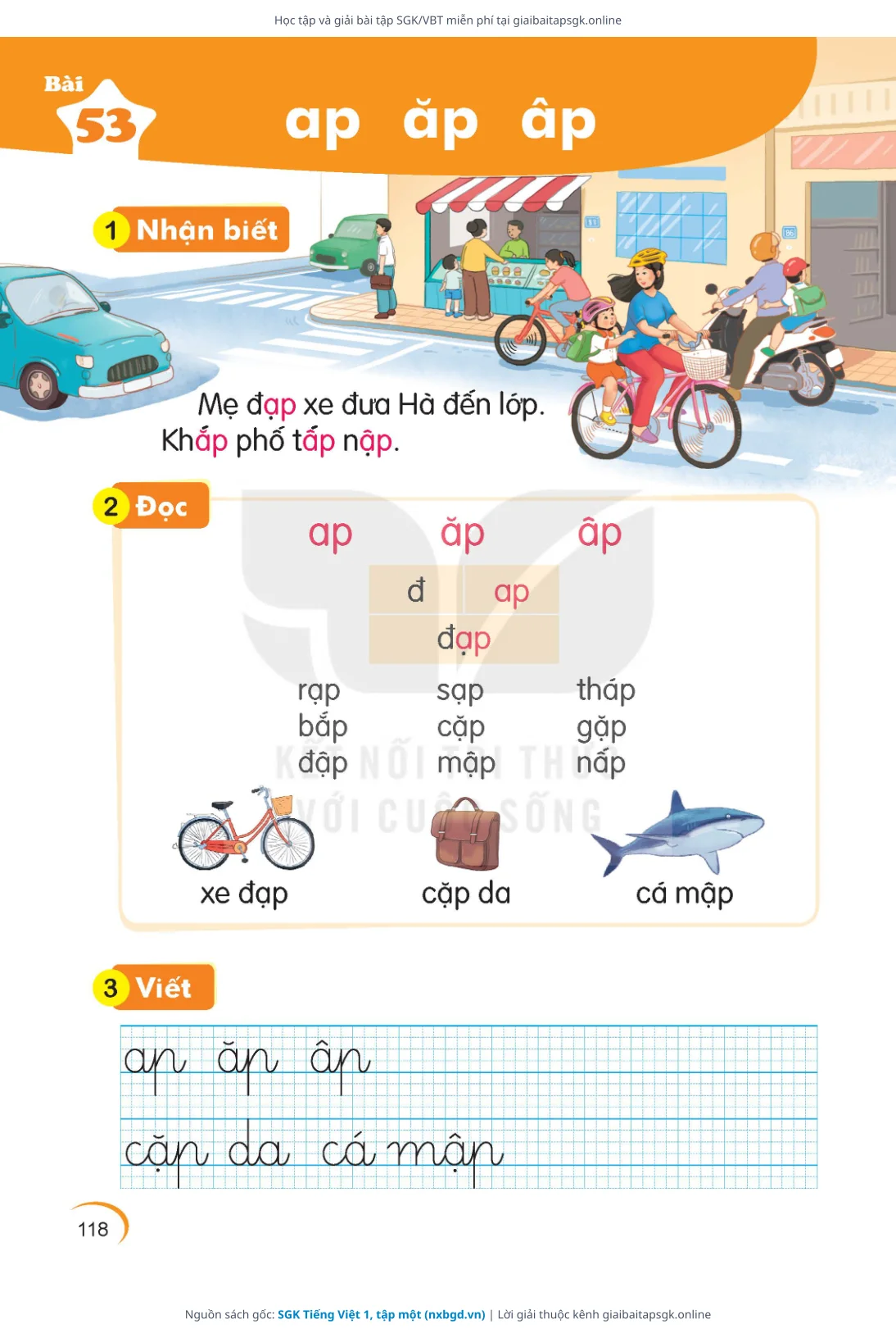 Trang 119 sách giáo khoa SGK Tiếng Việt 1, tập một thu nhỏ