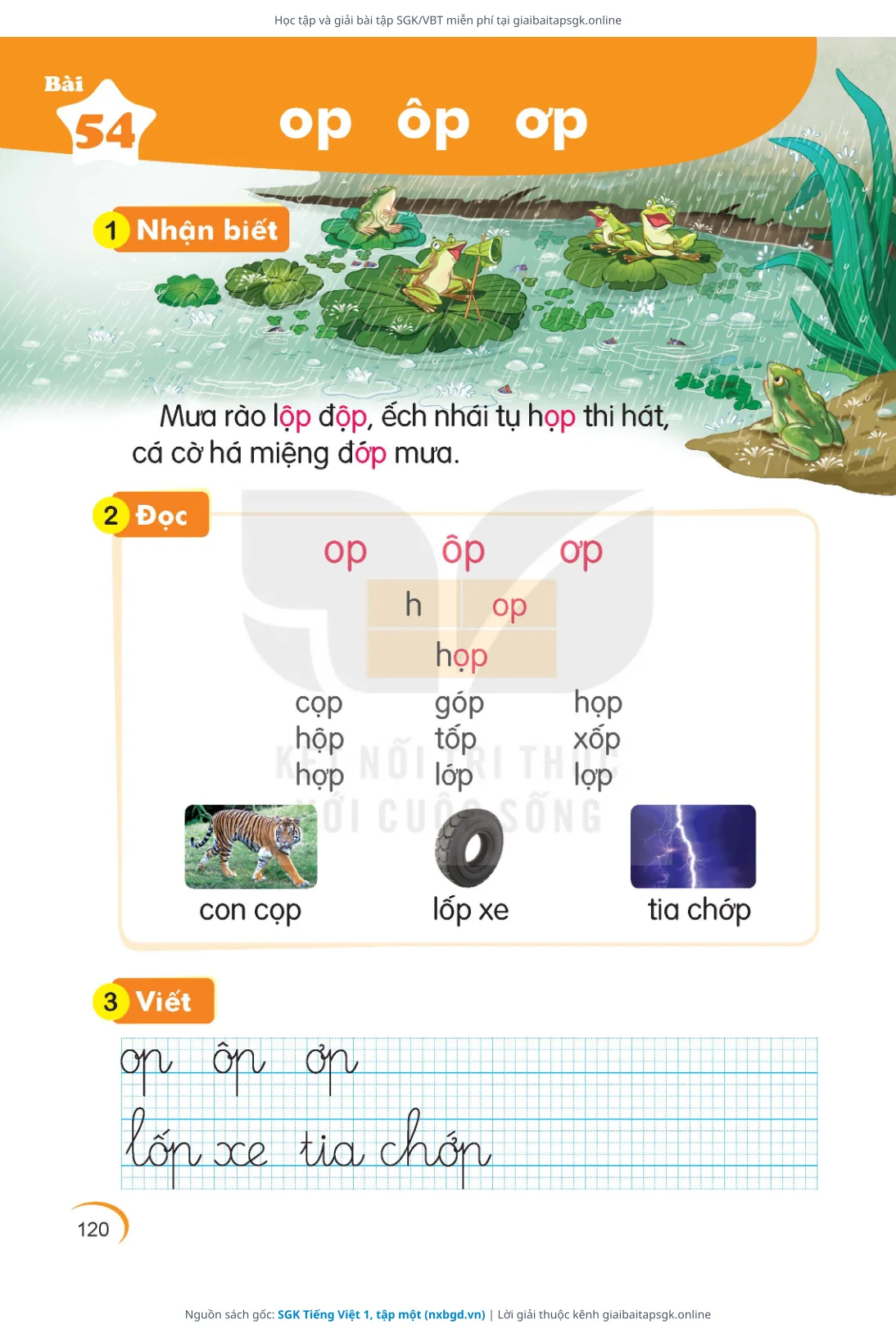 Trang 121 sách giáo khoa SGK Tiếng Việt 1, tập một thu nhỏ