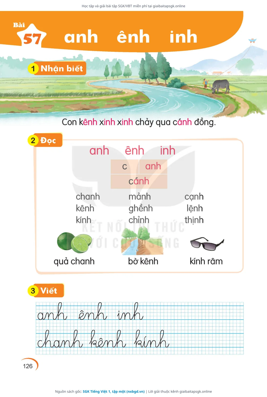 Trang 127 sách giáo khoa SGK Tiếng Việt 1, tập một thu nhỏ