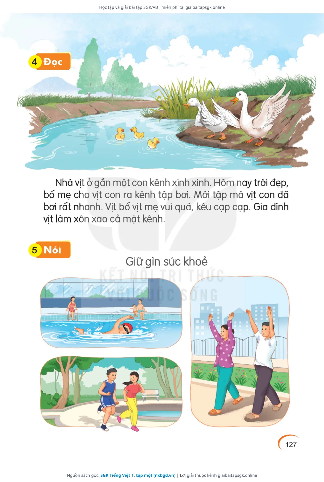 Trang 128 sách giáo khoa SGK Tiếng Việt 1, tập một thu nhỏ