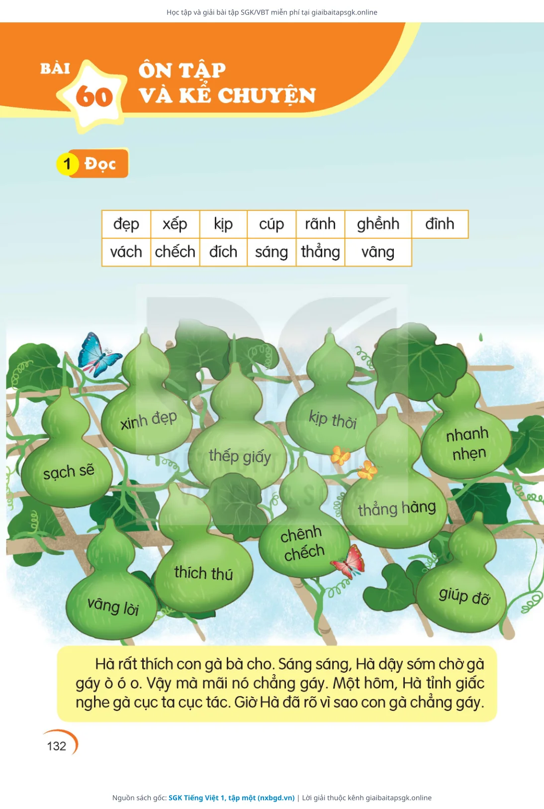 Trang 133 sách giáo khoa SGK Tiếng Việt 1, tập một thu nhỏ