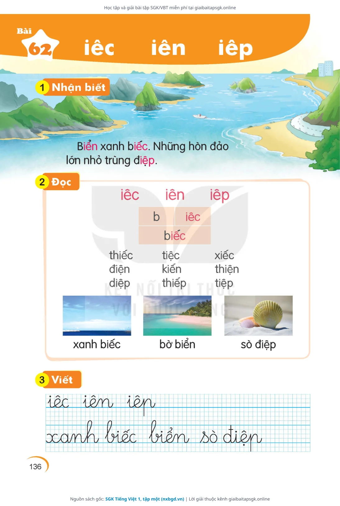 Trang 137 sách giáo khoa SGK Tiếng Việt 1, tập một thu nhỏ