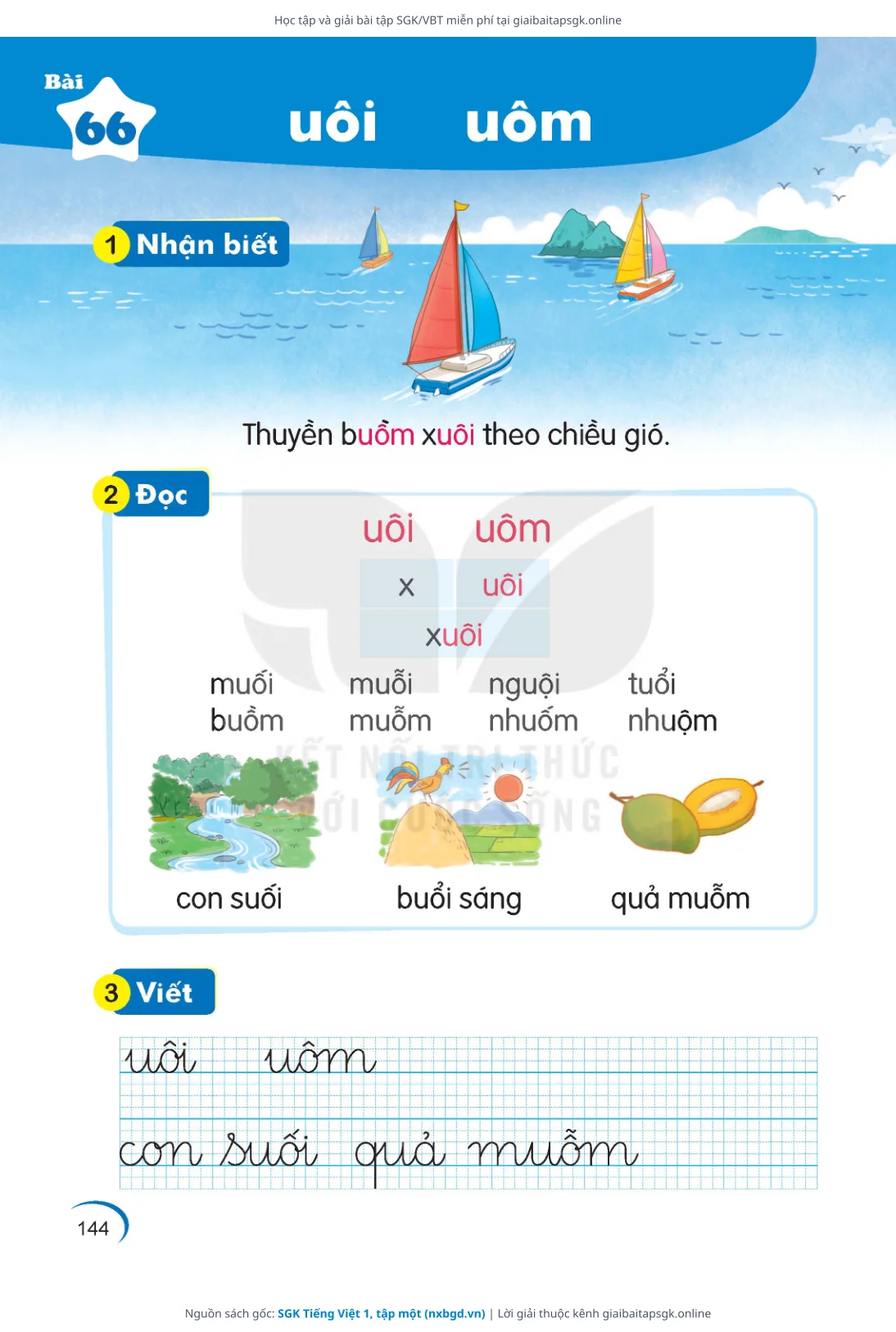 Trang 145 sách giáo khoa SGK Tiếng Việt 1, tập một thu nhỏ