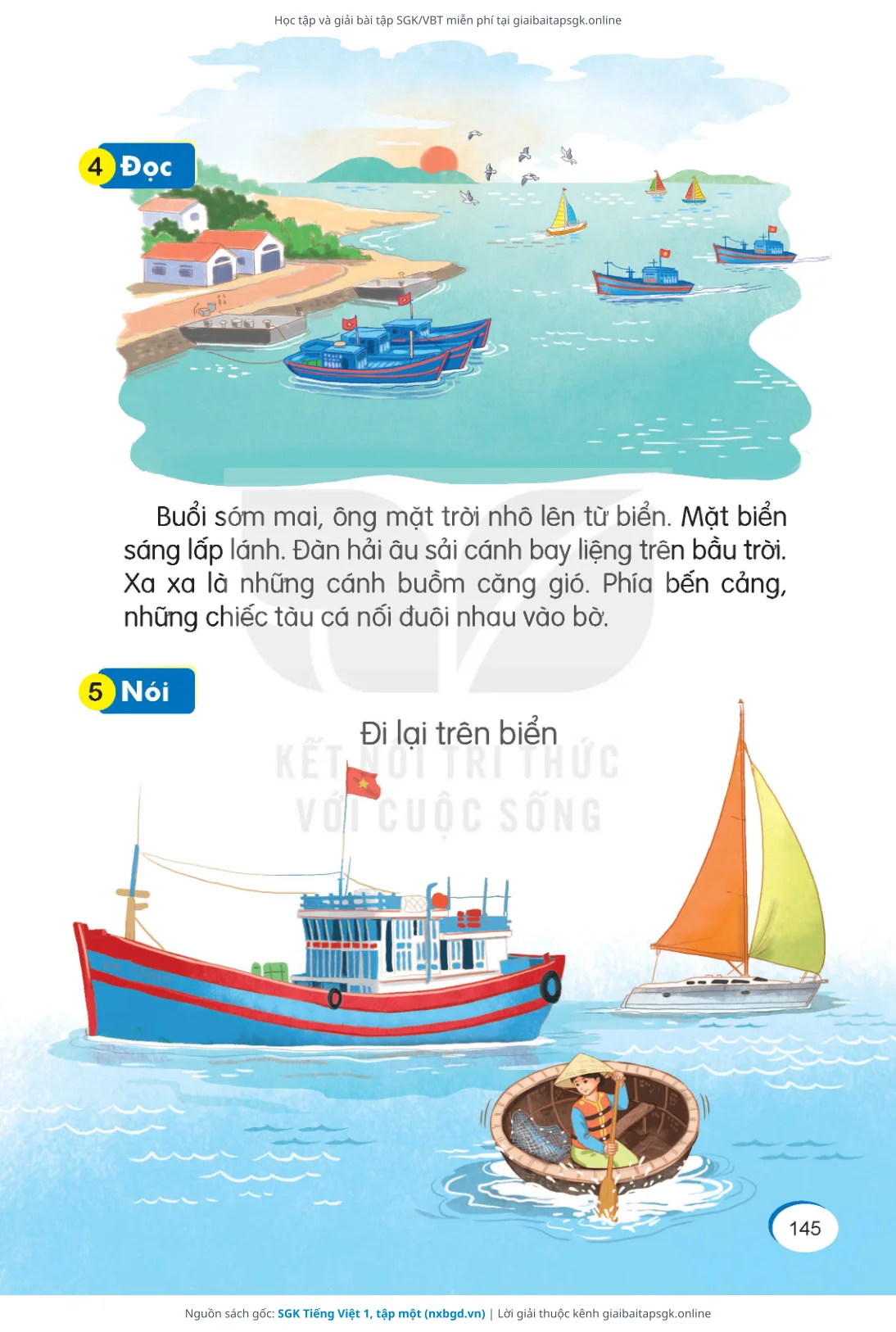 Trang 146 sách giáo khoa SGK Tiếng Việt 1, tập một thu nhỏ