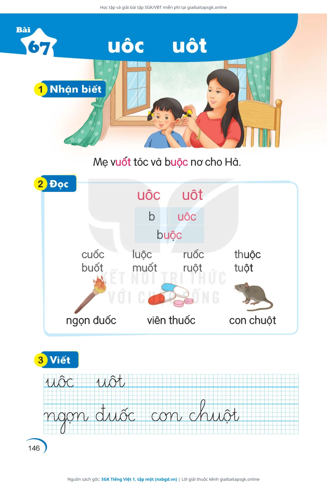 Trang 147 sách giáo khoa SGK Tiếng Việt 1, tập một thu nhỏ
