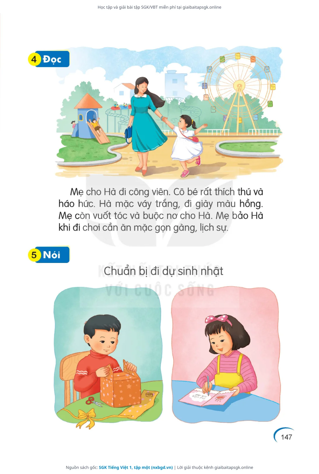 Trang 148 sách giáo khoa SGK Tiếng Việt 1, tập một thu nhỏ
