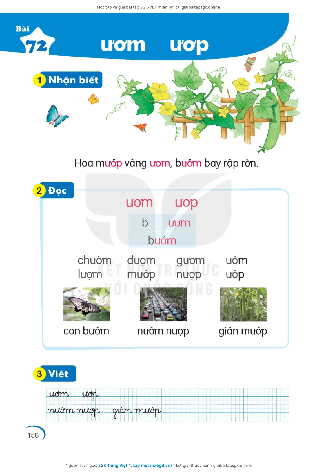 Trang 157 sách giáo khoa SGK Tiếng Việt 1, tập một thu nhỏ