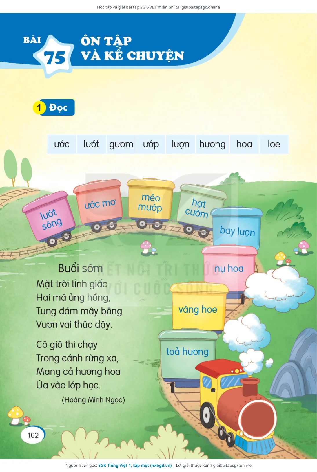 Trang 163 sách giáo khoa SGK Tiếng Việt 1, tập một thu nhỏ