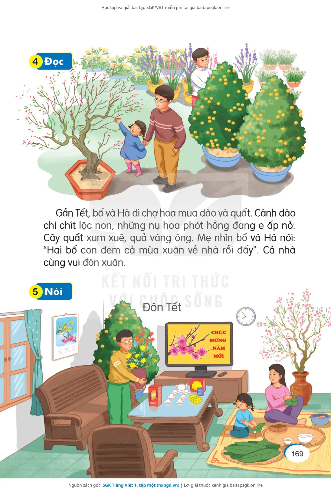 Trang 170 sách giáo khoa SGK Tiếng Việt 1, tập một thu nhỏ
