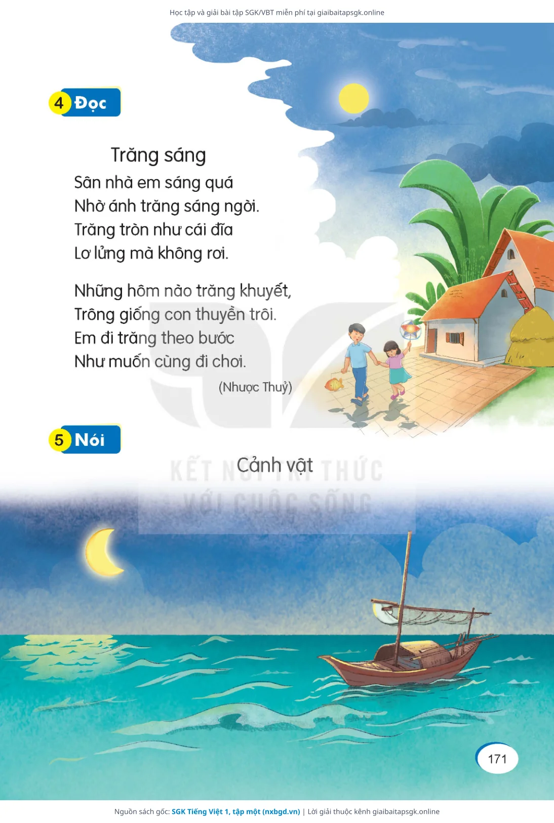 Trang 172 sách giáo khoa SGK Tiếng Việt 1, tập một thu nhỏ