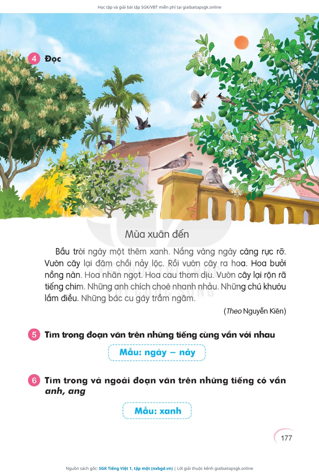Trang 178 sách giáo khoa SGK Tiếng Việt 1, tập một thu nhỏ