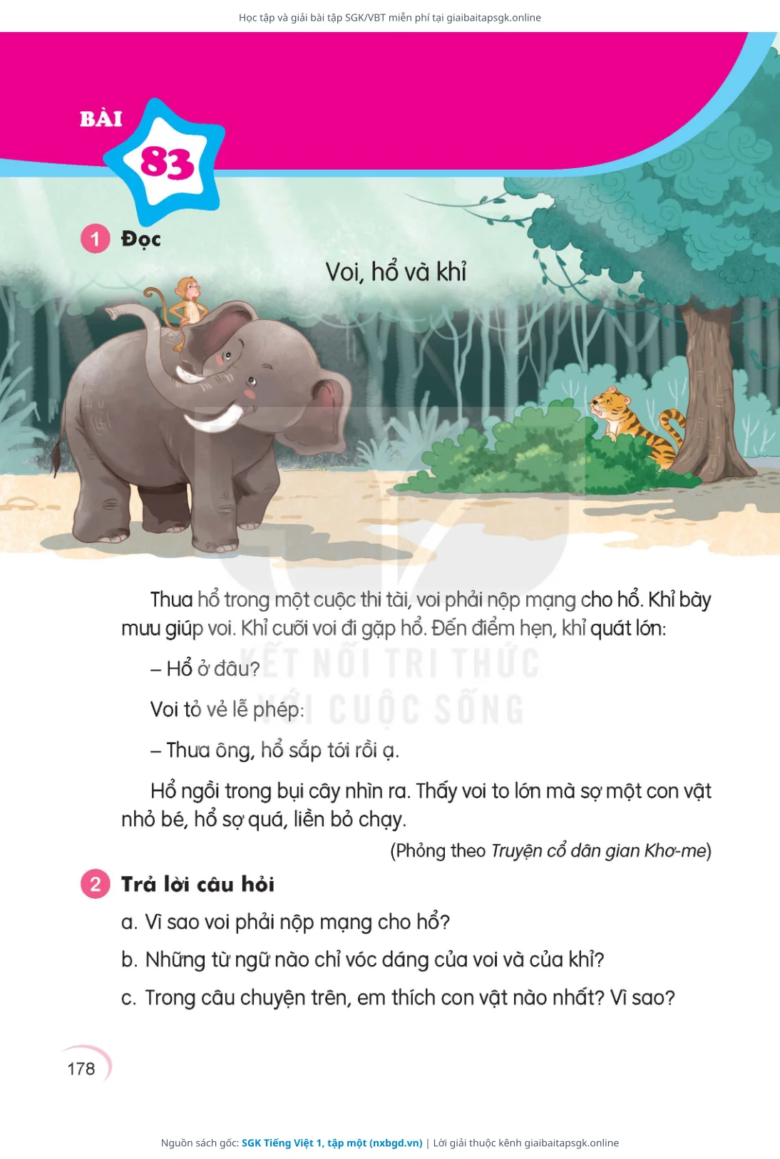 Trang 178 sách giáo khoa SGK Tiếng Việt 1, tập một bản chuẩn