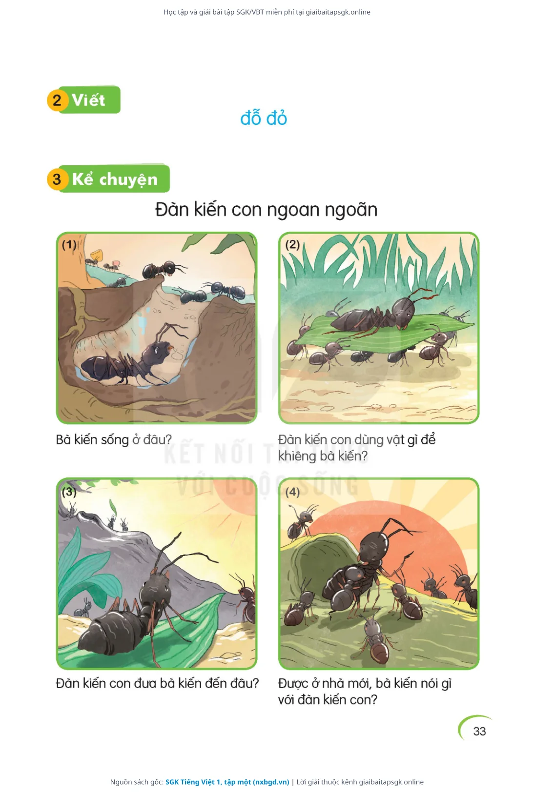 Trang 34 sách giáo khoa SGK Tiếng Việt 1, tập một thu nhỏ