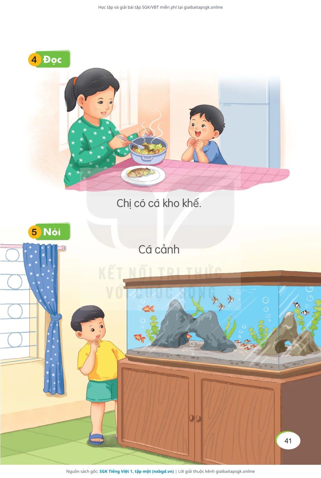 Trang 42 sách giáo khoa SGK Tiếng Việt 1, tập một thu nhỏ