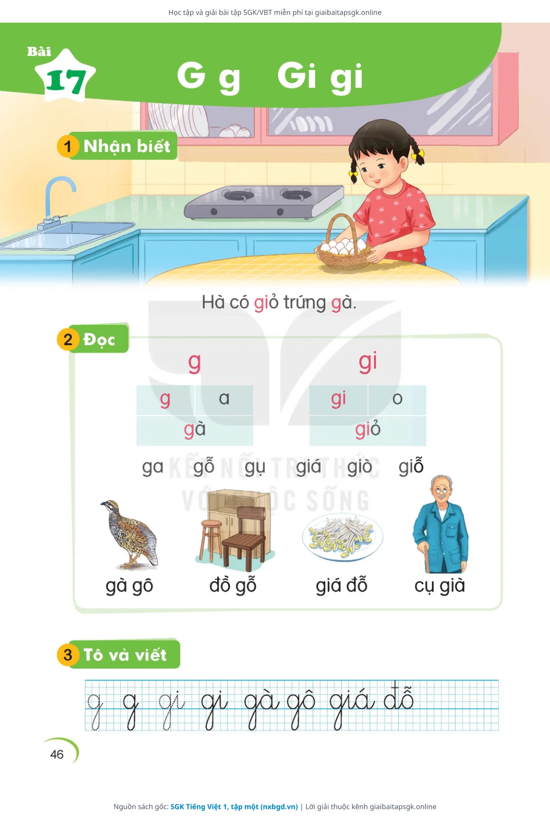 Trang 47 sách giáo khoa SGK Tiếng Việt 1, tập một thu nhỏ