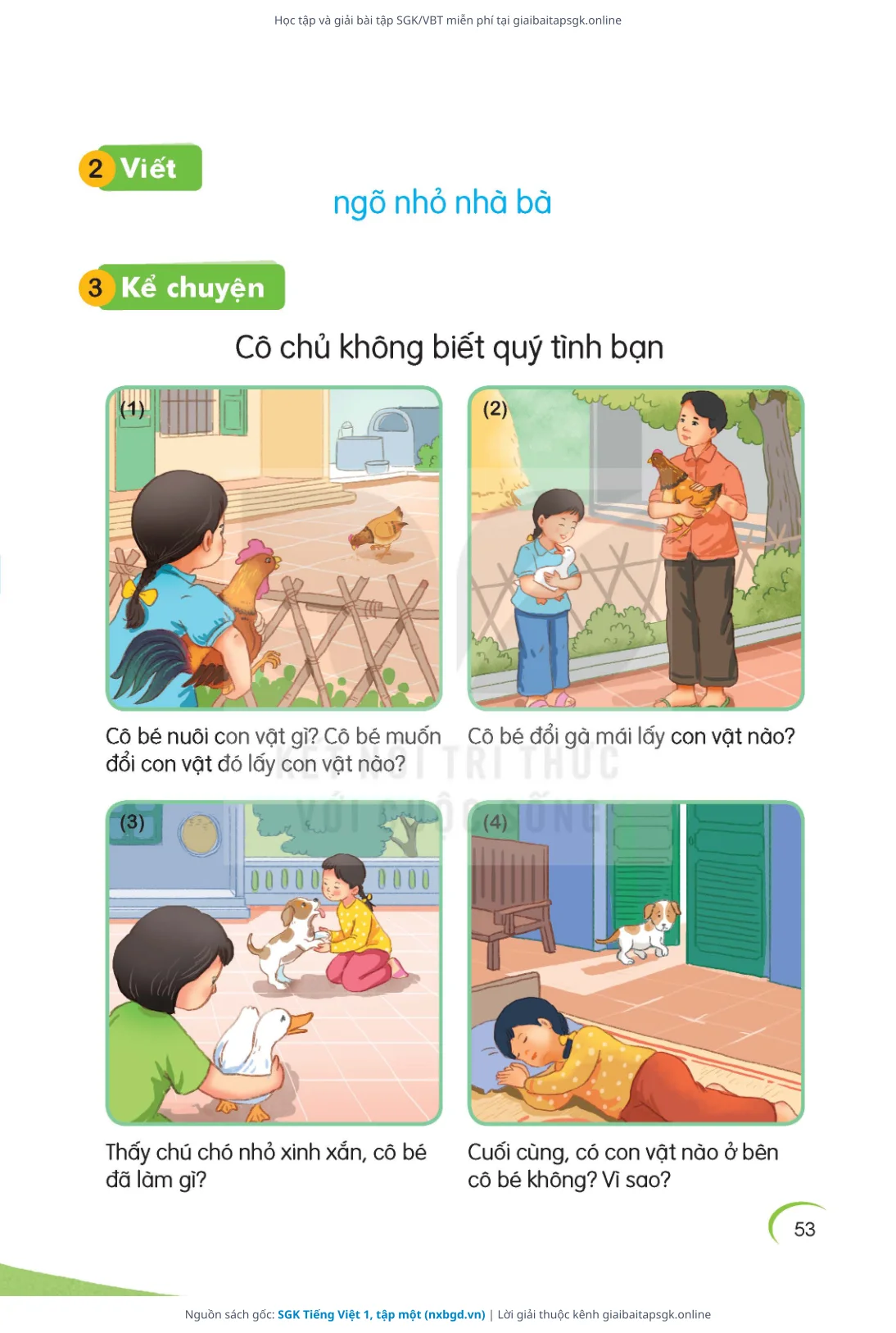 Trang 54 sách giáo khoa SGK Tiếng Việt 1, tập một thu nhỏ