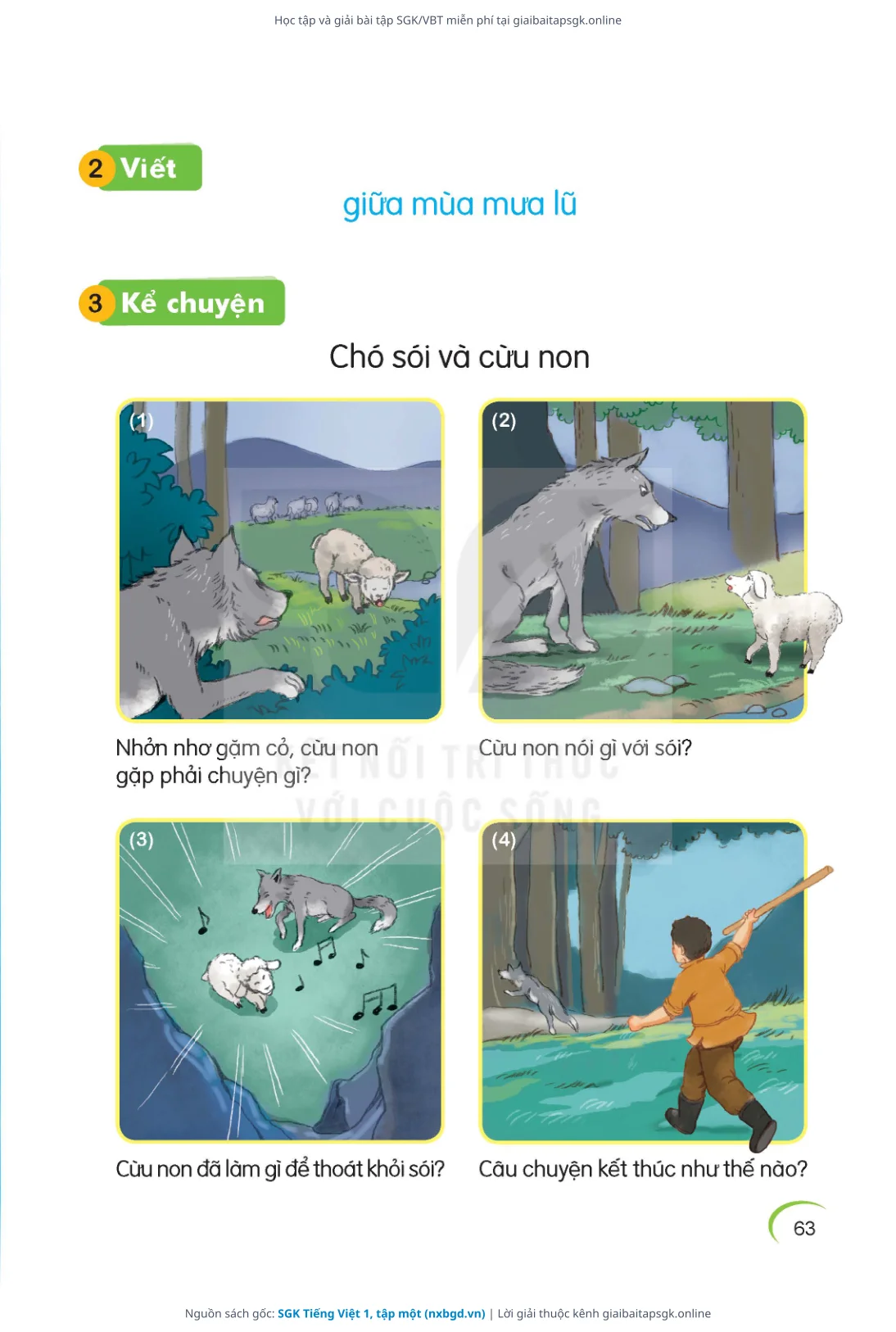 Trang 64 sách giáo khoa SGK Tiếng Việt 1, tập một thu nhỏ