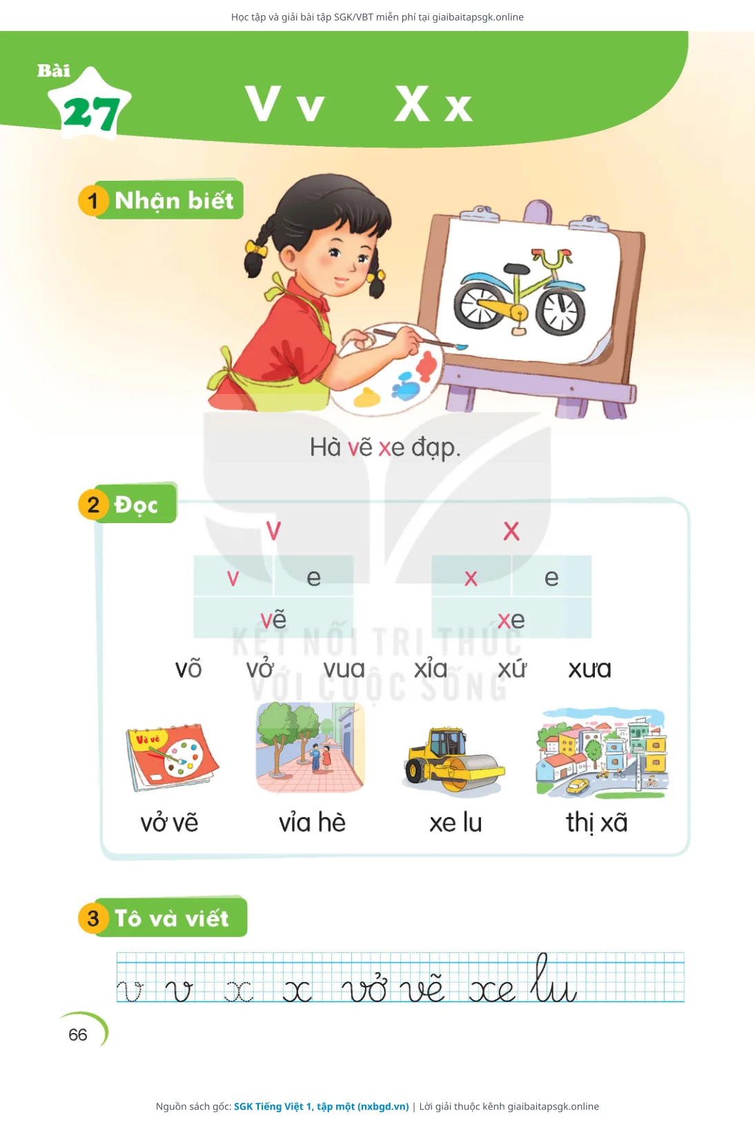 Trang 67 sách giáo khoa SGK Tiếng Việt 1, tập một thu nhỏ
