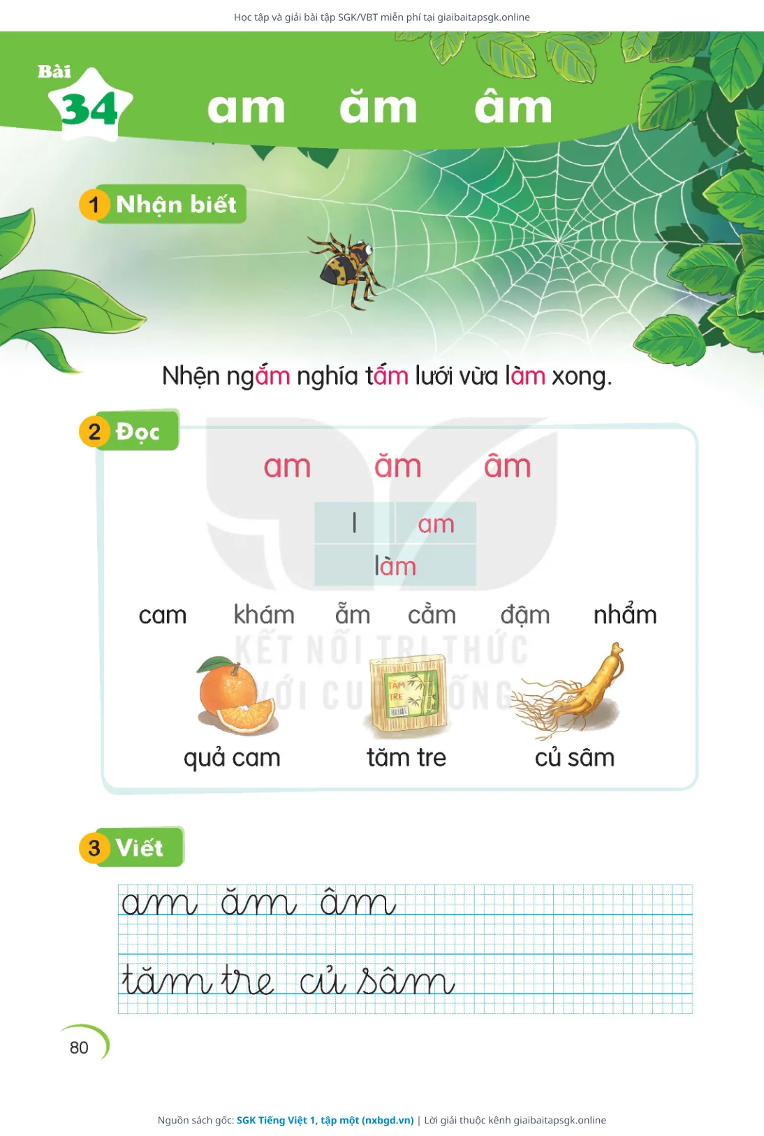 Trang 80 sách giáo khoa SGK Tiếng Việt 1, tập một bản chuẩn